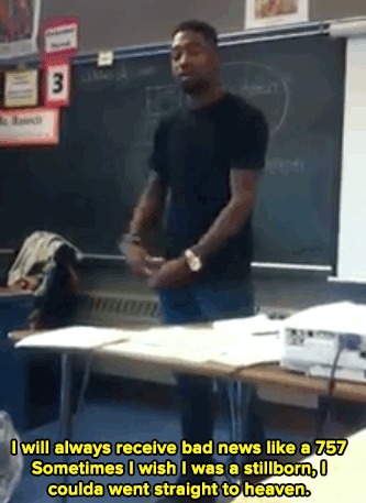 micdotcom:  micdotcom:  Watch: Best substitute teach ever performs jaw-dropping