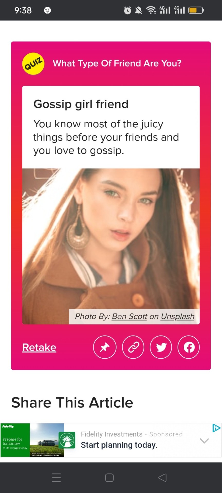 I Swear I'm Not This Person, I Swear. The Answers Are Just Not Something That Sounds Like Me So I Chose