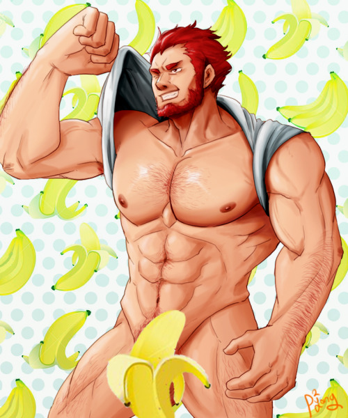 ppyong-bara:    Big Big Banana :P. I think he has a anaconda  