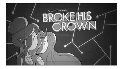 Broke His Crown - title carddesigned by Hanna K. Nyströmpainted by Joy Angpremieres Saturday, March 26th at 7/6c on Cartoon Network