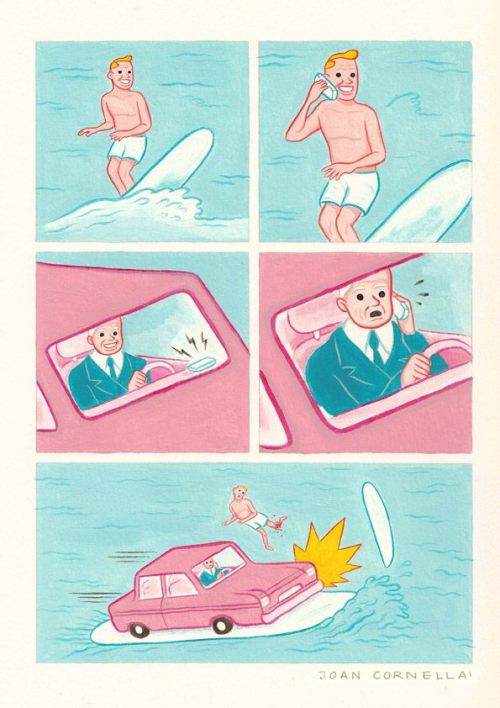 ghostonmagnetictape:   A arte e o humor bizarro de Joan Cornellà.  I love this too much is wrong. I’m sick, help. 