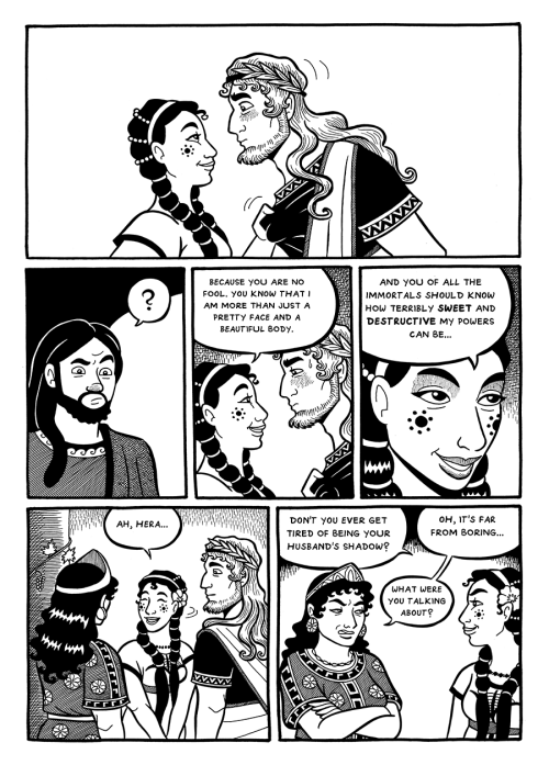 Page 25.Aphrodite knows how to be intimidating and smiling pleasantly at the same time.