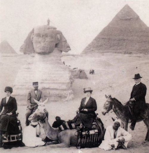 Mexican President Porfirio Diaz in Egypt, 1912.