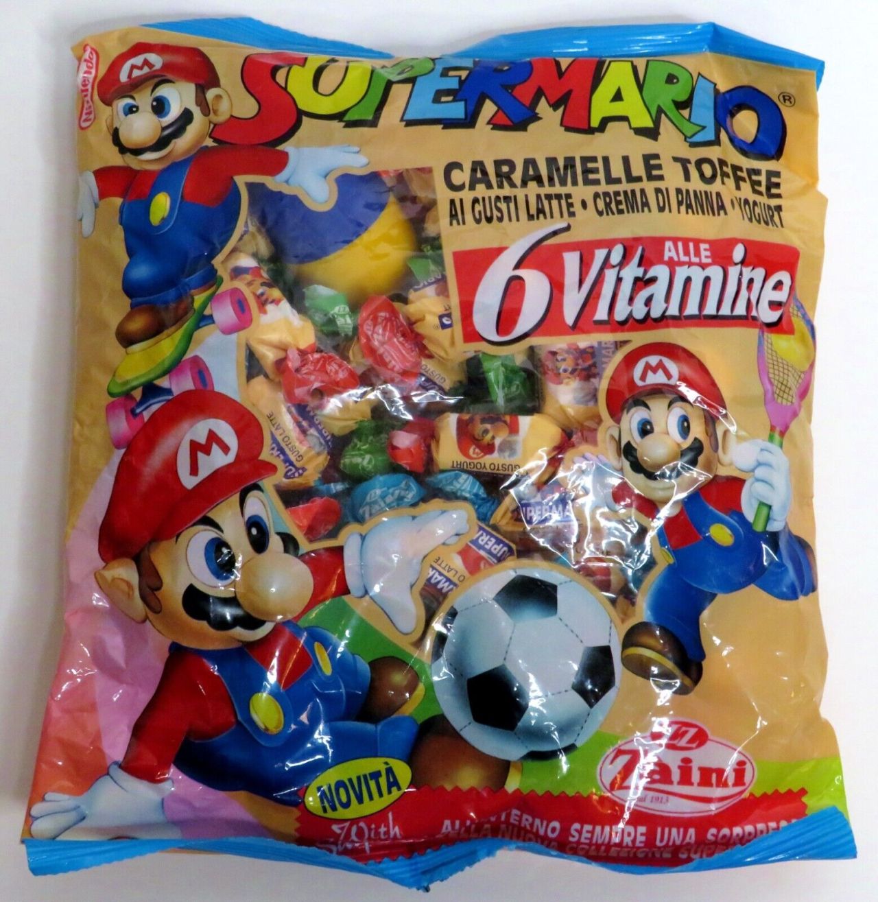 Small Mario Findings — Officially licensed 2001 Super Mario toffees from