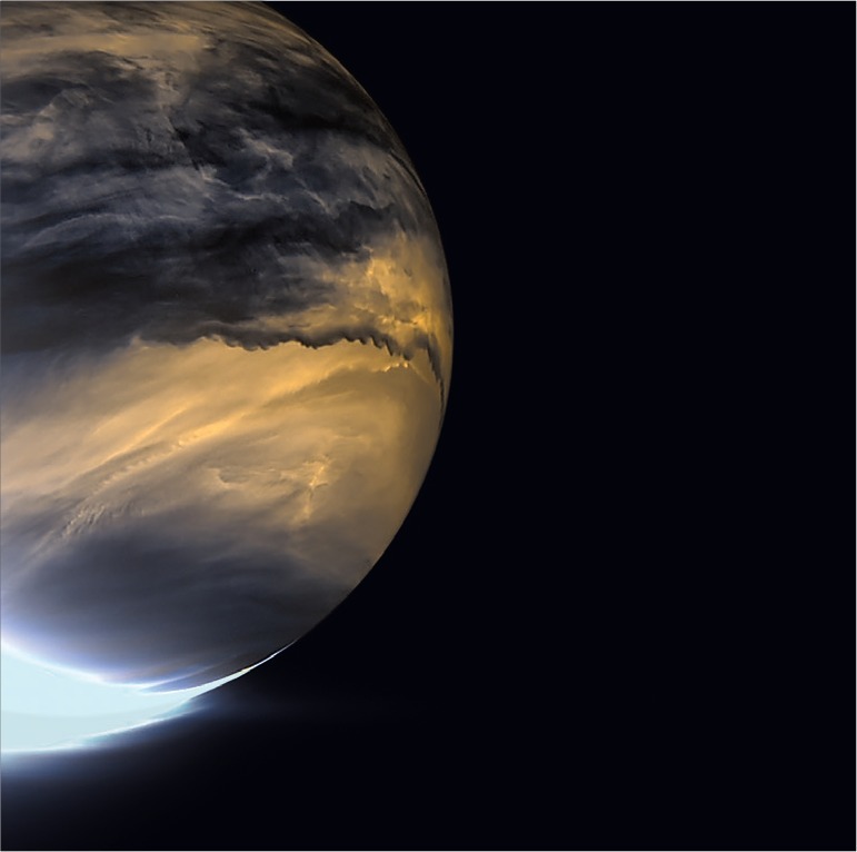 space-pics: The clouds of Venus in infrared
