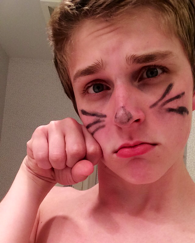 hilloween:  I thought I was a pretty kawaii cat 