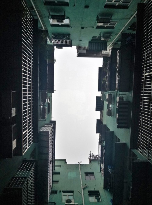 Apartment buildings in Macau