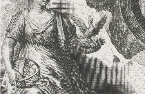 William van der Gouwen (after Gerard Hoet) - Figures de la Bible (1728).Illustration for Genesis 1:1