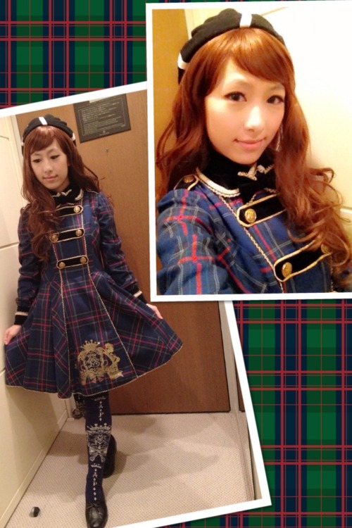 cottoncandy-latte:Went to the Yokohama Angelic Pretty yesterday and bought my dream dress, Coat of A