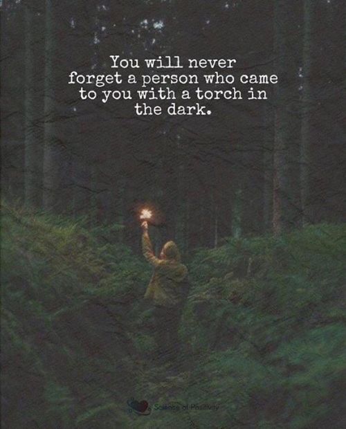 thinkpozitiv:You will never forget a person