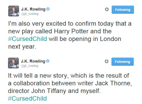 Sex hoka-inumuta:  J.K. Rowling announced “Harry pictures