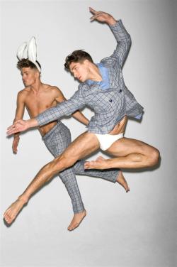 gonevirile:  Nils Butler and Matteo Guarise by Walter Pfeiffer