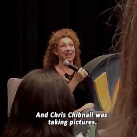 riveralwaysknew:Alex Kingston recounts meeting Jodie Whittaker at San Diego Comic-Con ‘18Original Po