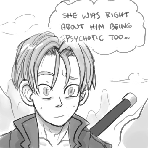 clumzyjr:What if Vegeta also flirted with Trunks without knowing he was his son like wow
