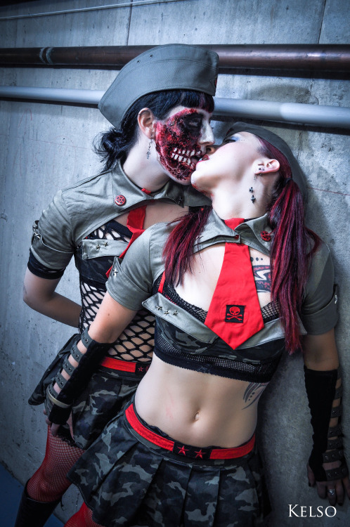 kelsorebel:  Sexy Zombies ♥ Irina & Fabie Photo Kelso