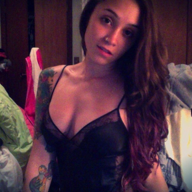 all-suicidegirls-all-the-time:  Dimples &amp; Spliff Suicide - I want. I so want