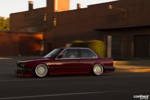 allcarsphotos:  Love Letter to a Legend: Ryan Fuller’s Ground Hugging BMW E30 