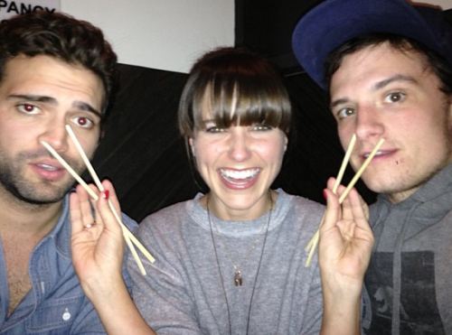 hoshjutchersonfanfiction:  joshhutchersonnews:  Tonight’s sushi special. #RollinWithTheHomies @cameroncruz @jhutch1992   OMFG STOP IS THAT SOPHIA OMG SOBBING BECAUSE OTH FEELS