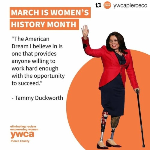 #Repost @ywcapierceco (@get_repost)・・・Today we honor Tammy Duckworth – who is celebrating her 50th b