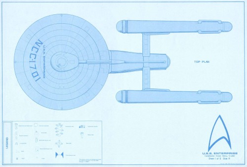 tothestartrek:Star Trek Enterprise Blue Prints