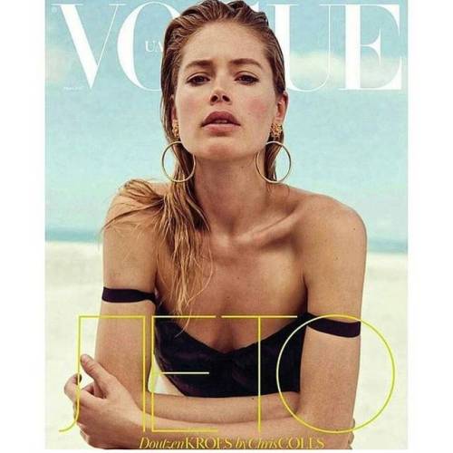 Doutzen Kroes on the cover of Vogue Ukraine June 2017 #fashion #dress #style #beauty #behatiprinsloo