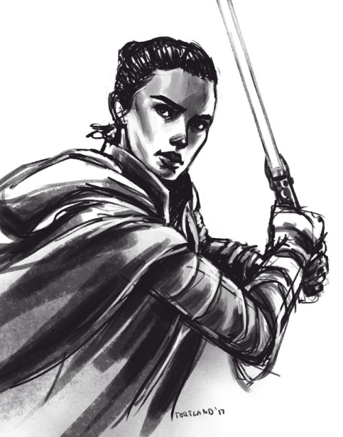 Rey for #drawcember! Can’t wait for the Last Jedi!