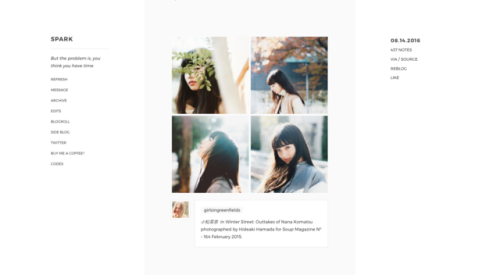 nemurou: Spark (Preview, Terms of Use, Code) A simple header theme.  Features: 9 colo