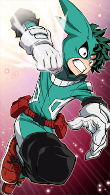 herosacademia:  Midoriya Izuku in BNHA’s Smash Tap