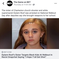 palestinianliberator: pyomorphic:  queernigga:  Yikes   http://bet.us/2ItQfFG   mmmm looks like dylan wasn’t mentally ill and was just socialized to be a disgusting violent racist, who would have thought  But no!! It’s the *looks at smudged handwriting*