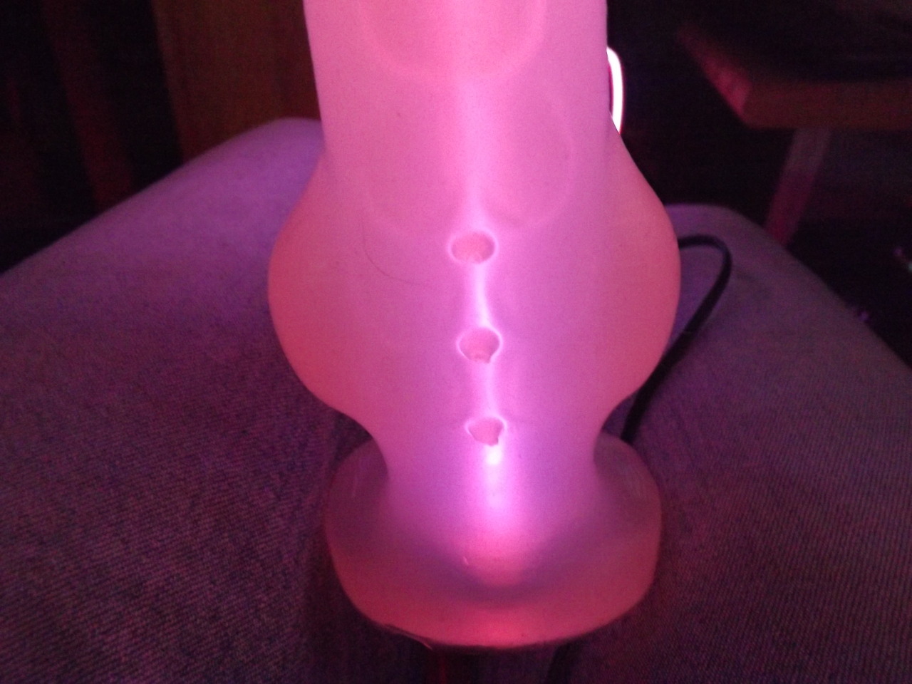 Drogger in Glowing PinkBecause I had more EL wire that I wasn’t using. o3o I also