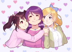 alexiadraws:  3rd years commissioned by one of my friends :~) I miss these girls