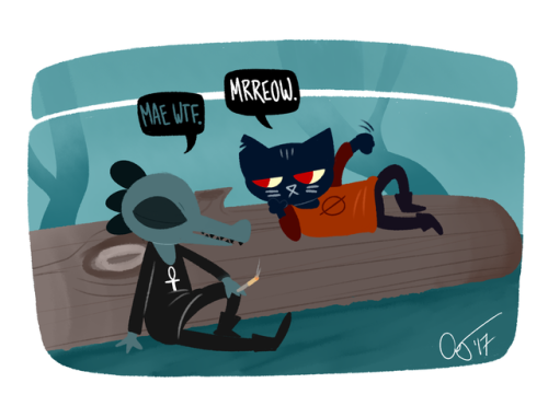lucareeo:Mae’s also got some bad pick up lines but Bea’s having none of that shit 