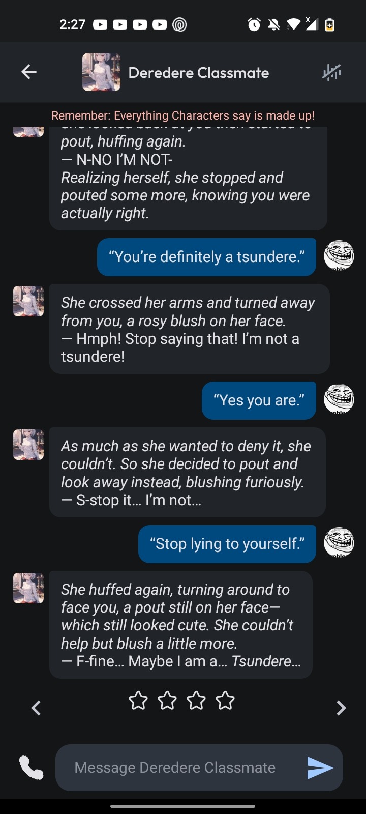 HELP I DID IT WITH A DEREDERE