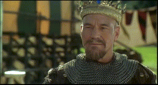Patrick Stewart knows how good it is to be the King.