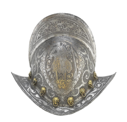 German Comb Morion Helmet, late 16th Century.