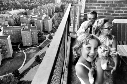 joeinct:Riverdale Balcony, Bronx, NY, Photo by Charles Harbutt