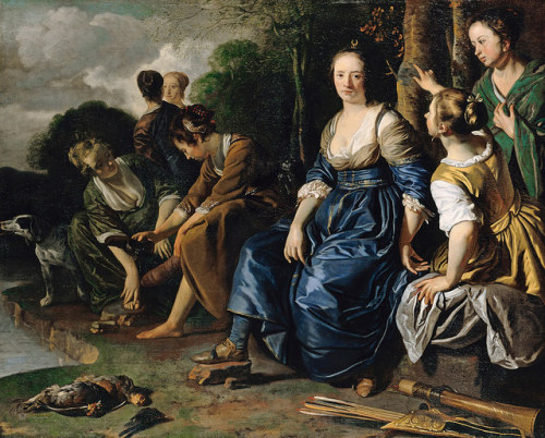 gandalf1202: Jacob van Loo - Diana and her Nymphs [1648] on Flickr.[Gemäldegalerie, Berlin - Oi