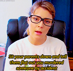 dailygradvice:  How to tell your parents