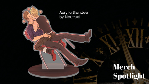 staycloserpad:Our beautiful acrylic standee by Neutruel is exclusive to our project and is available