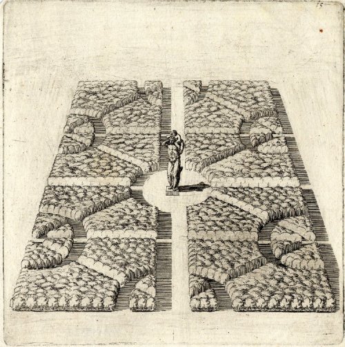 Plate 15 from &lsquo;Wilton Garden&rsquo;, the topographic layout of the garden designed by Isaac De