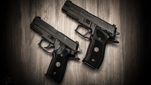 lookatmyguns:Sig Sauer Legion P226 SAO and P229 [1920x1080] Source: http://i.imgur.com/XoCHOLB.jpg