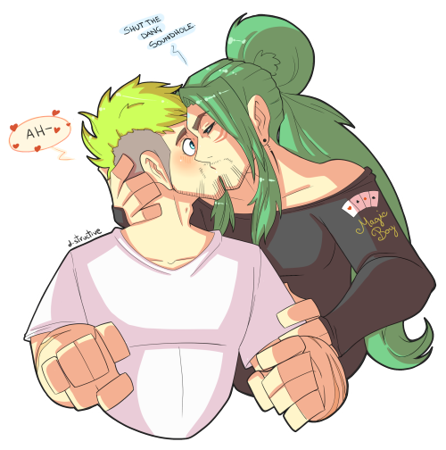 d-structive:Hahaha! What if they were smooching? /Jk!Unless….….Avert your young innocent eyes, I gue