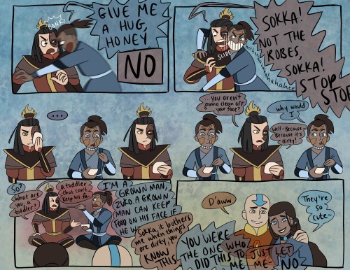 Happy Valentine’s Day! I was just thinking about the different ways people show love. Katara and Aan