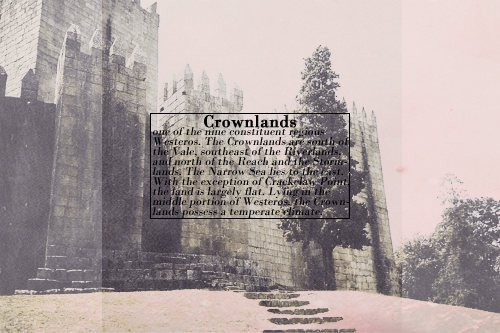 fireborns:  6/20 ASOIAF Regions → The Westerlands ∙ The Crownlands ∙ The