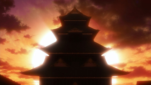 Last episodes of Gintama (2015) had some epic color planning and digital effects on the backgrounds.