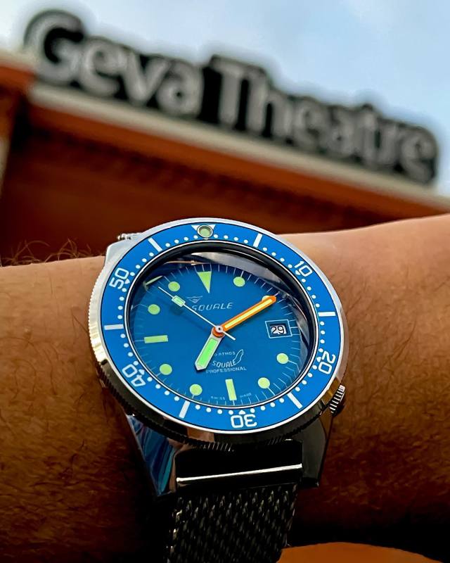 Instagram Repost 

 watchyaonabout 

 Not the best representation of the Squale 1521 Ocean Blue’s lume, but I like the shot. #divewatch #lumeshot #fridaynightlumebattle [ #squalewatch #monsoonalgear #divewatch #toolwatch #watch ]