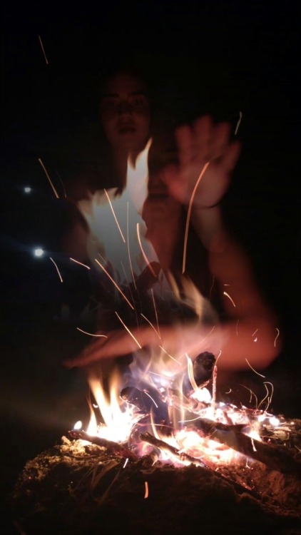 organichaos: Fiery Moon Magic ✨ Screenshots from this super short ritual video I just maaaade ~ watc