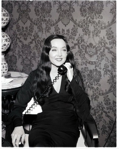 cheechmonger:  Carolyn Jones as Morticia Addams from “The Addams Family.”