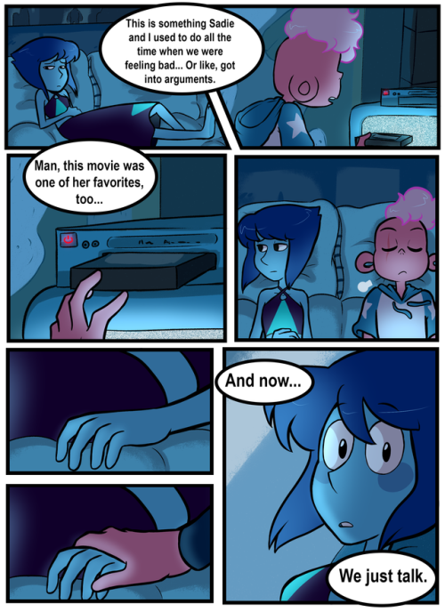 jankybones: Finally finished my Larzuli comic! Just a small little moment that Lars and Lapis shared
