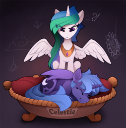 Yakovlev-Vad:   As We Know Little Ponies Grows Fast And Luna’s Old Bed Is Small